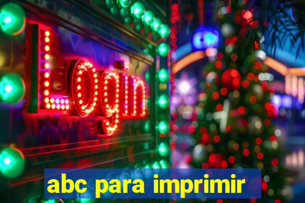 abc para imprimir